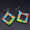 thumbnail image 3 of Pendientes colgantes geométricos jinwen con cordón de nailon, 3 of 8