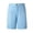 17#Sky Blue, variant on Men's Casual Shorts Elastic Waist Chino Shorts Summer Beach Golf Stretch Flat Front Work Shorts with Pockets Black XL