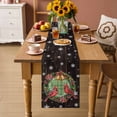 thumbnail image 2 of Christmas Table Runner 72 Inches Long Farmhouse Dress Scarves, Xmas Botanical Birds Snowflake Wooden Dining Tablerunner for Coffee Table/Kitchen Island/Party Décor, 13" x 72", 2 of 8