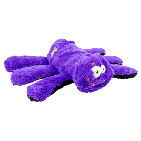 KONG® Halloween Cozie™ Dog Toy, Spider, Purple, Medium