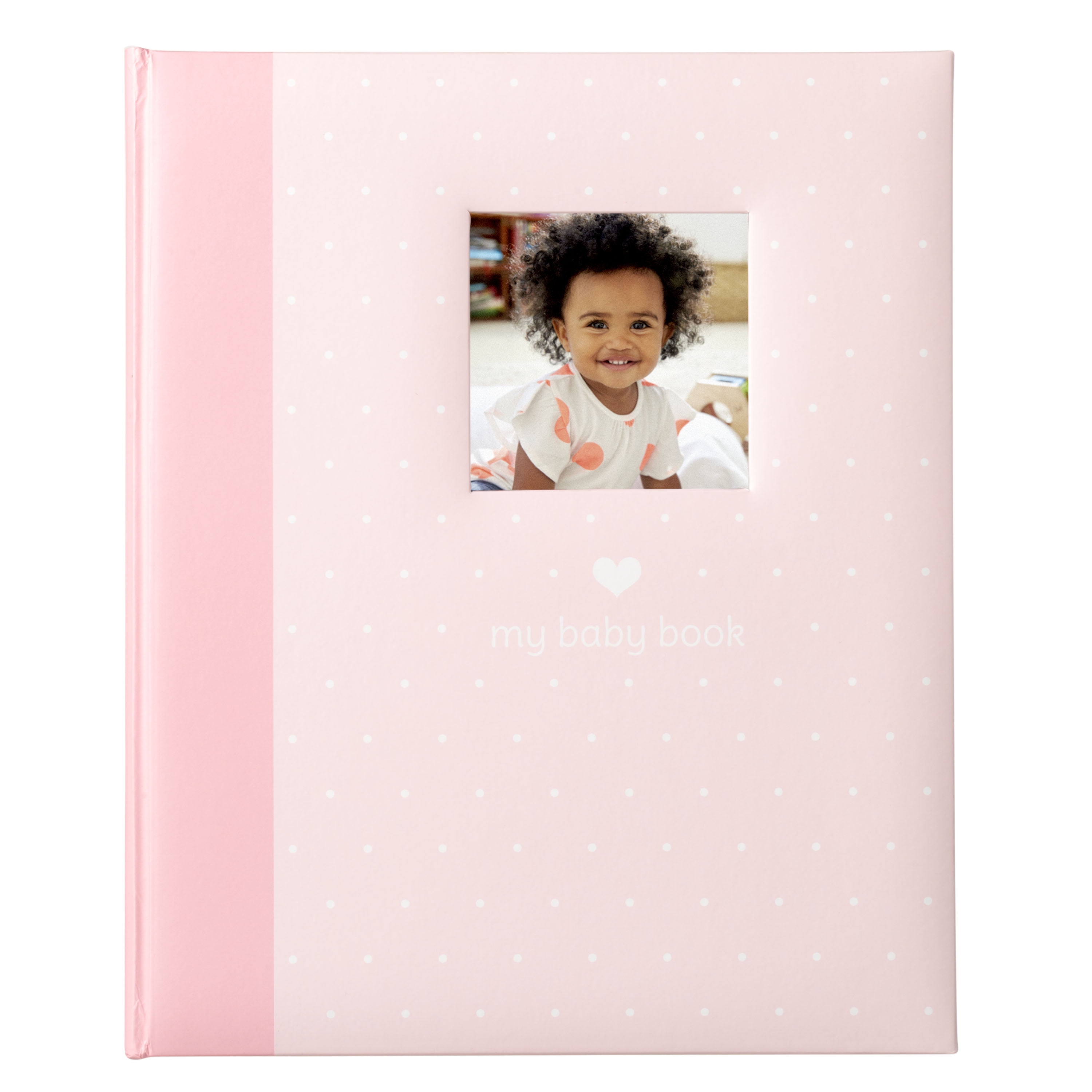 Tiny Ideas Polka Dot Memory Baby Book, Pink - Walmart.com