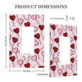 thumbnail image 3 of DouZhe 1-Gang Decorator/Rocker Wallplate, Red Pink lollipop Hearts Decorative Wall Plates, 3 of 7