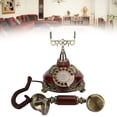 thumbnail image 3 of Teléfono con plato giratorio, teléfono con plato giratorio de resina, teléfono con dial europeo, teléfono antiguo, valor excepcional, 3 of 12