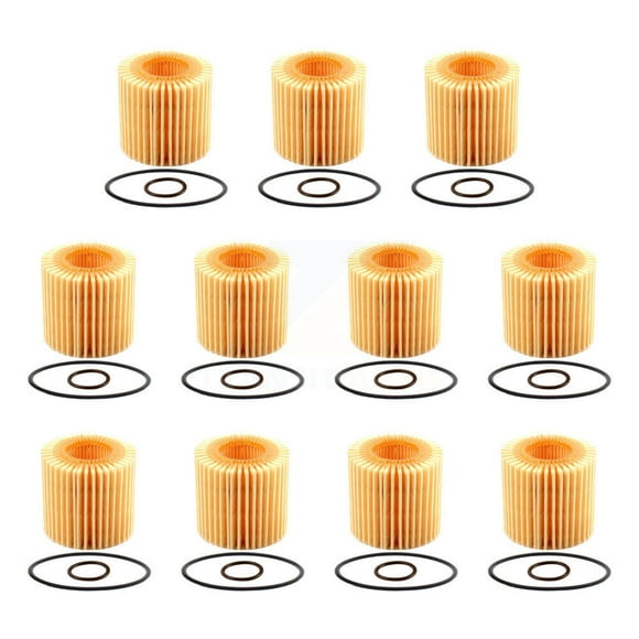PUR Engine Cartridge Oil Filter (11 Pack) for Car Toyota Corolla Matrix C-HR Prius Pontiac Vibe V Prime iM Lexus CT200h Scion xD Plug-In K56-100229