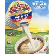 Land O Lakes Mini Moo's Half & Half Dairy Creamers, 24 Ct (Pack of 3)