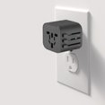 thumbnail image 4 of Mekury Innovations Travel Adapter International Plug Adapter, 4 Plug Types, Black, 4 of 6