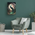 thumbnail image 4 of Canvas Wall Art - Ray Heere 'Proud Peacocks 30' Wall Art for Living Room, Bedroom, or Office Décor by Trademark Fine Art - 16 x 24 Inches, 4 of 4