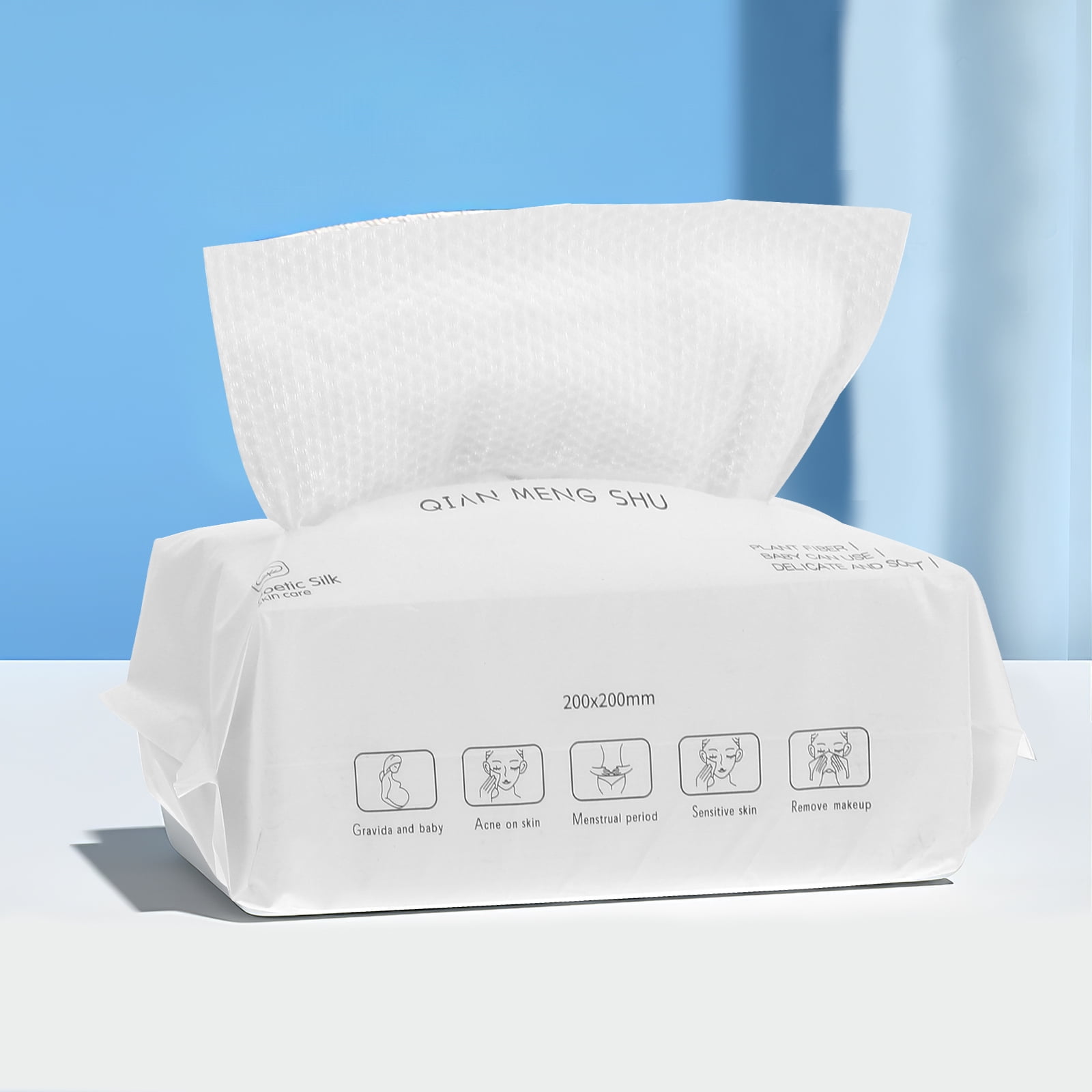 Disposable facial towels 100Pcs Disposable Thick Facial Cleansing