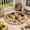 Multicolor40, variant on Tuvgenk Non Slip Area Rugs Multicolor Rabbit Washable Rug Circle Easy Clean Polyester Roung Rug for Living Room Bedroom