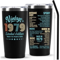 45th Birthday Gifts for Men women, 45 Years Old Gifts Idea for Him Her, Forty-five Birthday Present, Happy 45th Birthday Tumbler Gifts Back in 1979 Tumbler Cup
