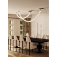thumbnail image 3 of Alora Lighting PD321725CH-UNV-010-RT Akoya 83" Wide Led Linear Pendant - Chrome, 3 of 5