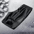 thumbnail image 4 of Yourumao Mens Athletic Shorts Lightweight Cooling Bermuda Shorts Elastic Waist Loose Fit Pants Big and Tall Shorts for Summer Running, 4 of 9