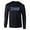Black, variant on Zeta Phi Beta Embroidered Twill Letter Long Sleeve Tee White Large