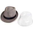 thumbnail image 3 of HAHDAXIA 20 Pcs Support de Chapeau Trilby Fedora - Forme de Chapeau Protège Garde Chapeau en Sécurité pour Rangement et Voyage Protecteurs de Moule en Plastique, 3 of 7