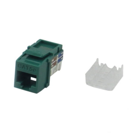 (Price/EACH)IEC RH4508F-MT-GNL5 RJ4508 Female Narrow Keystone Connector Green Category 5e
