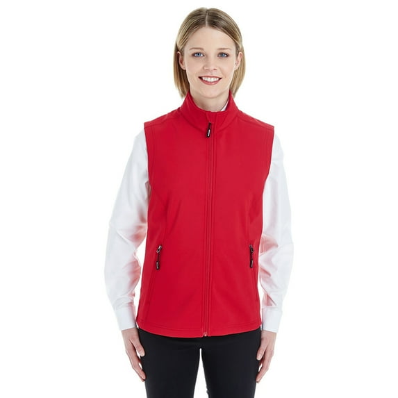 Ash City - Core 365 Ladies' Cruise Two-Layer Fleece Bonded Soft Shell Vest