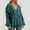 Dark Green, variant on Women's Fashionable Color Layered Decorative V Neck Long Sleeve Shirt Ladies Sweater Pretty Tonight Sweaters Womens Button down Sweaters Cardigans Cardigan Open Front Knitted Sweater Coat