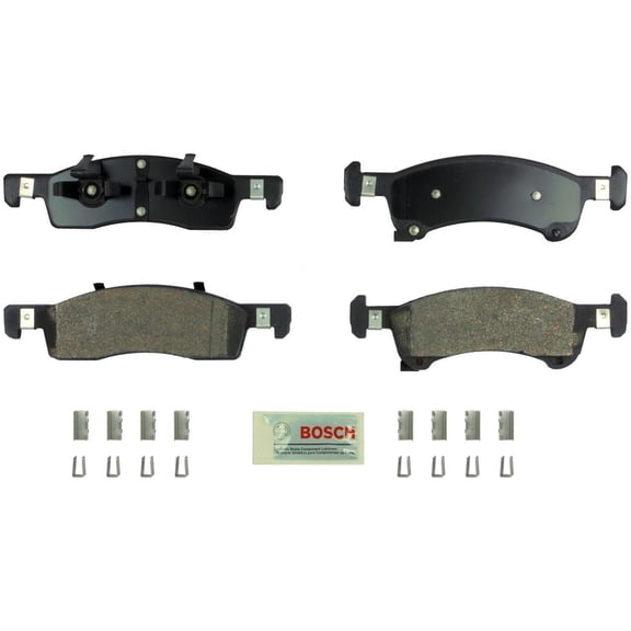 Bosch BE934H Bosch Blue Semi-Metallic Brake Pads with Hardware