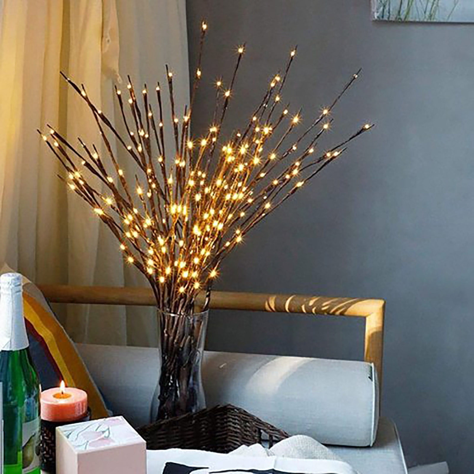 29In LED Willow Branch Lamp Floral Lights 20 Bul Home Christmas Party   ※ ~ ！ 