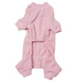 thumbnail image 3 of PetRageous Designs Cotton & Polyester Waffle Dog & Cat Pajama, Pink, XS, 3 of 6