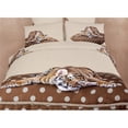 thumbnail image 1 of Dolce Mela DM485T Ensemble de Literie à Imprimé Animal 4 Pcs Housse de Couette et Draps, Très Grand Lit Simple, 1 of 3