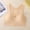 Beige, variant on Naittoop Front Zipper Sports Bras for Women Wirefree Post Surgery Bra Front Closure Racerback Compression Mastectomy Bras