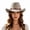 Z14-White, variant on Premium Felt Cowboy Hat with Cattleman Crease Wide Brim Shapeable Western Hat for Men Women Cowgirl Rodeo Daily Wear