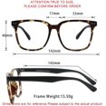 thumbnail image 4 of LifeArt Blue Light Blocking Computer Reading Glasses with Transparent Lens for Women/Men, 4 of 8