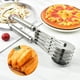 thumbnail image 1 of Cortador de Pizza de Acero Inoxidable de 5 Ruedas | Rodillo Retráctil Manual para Masa y Pasta | Cortador de Masa Multirueda para Cocina y Repostería | 1 Pieza, 1 of 7
