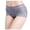 Gray, variant on Bigersell Period Underwear for Women Clearance Women's Thermal Underwear Boyshort Thongs Panty Style P-1278 Cotton Boyshort Panties Thong Bikini Briefs Mid Waist Women Cheeky Panties Black XXL