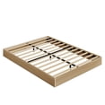 thumbnail image 1 of Wood Platform Bed with Fluted Design, Low Profile BedFrame, Minimalist Bed Base with Noise-Free, Easy Assembly, No Box Spring Needed, 1 of 11