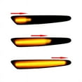 thumbnail image 2 of For Chevrolet C6 Corvette 2005-2013 LED Side Marker Lights Smoked Amber White Turn Signal Light Flowing Water Indicator Light, 2 of 6