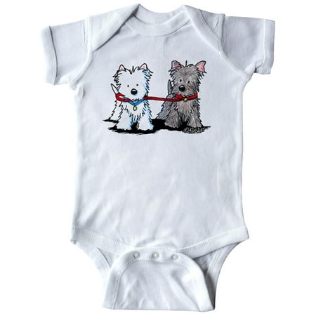 

Inktastic Walking Buddies Gift Baby Boy or Baby Girl Bodysuit