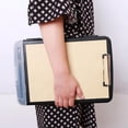 thumbnail image 5 of TRIANU Plastic Clipboard with Storage and Pen Holder, Heavy Duty Enclosed Clipboard Box for Nurse, Driver, Contractor, Teacher, Black, 5 of 7