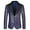 Blue, variant on WXLWZYWL Mens Fall Winter Jackets Mens Floral Tuxedo Blazer Slim Fit Stylish Jacquard Suit Jacket for Wedding Party Prom