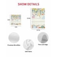 thumbnail image 7 of Easter Kitchen Dish Towels for Drying Dishes Set of 3, Spring Rabbit Eggs Eucalyptus Leaves Floral Wood Waffle Weave Microfiber Hand Tea Bathroom Towels Quick Dry & Absorbent Towel 12x12, 7 of 7