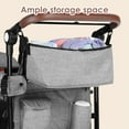 thumbnail image 4 of AILEEKISS Collapsible Wagon Stroller for 2 Toddlers with Adjustable Canopy, 44 Pounds, Grey, 4 of 16