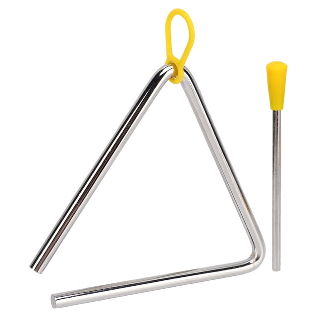 Tocar Un Instrumento Triangular, Instrumento Triangular Profesional Fácil De Tocar Con Striker Para Educación Temprana