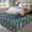 Bronze, variant on Area Rug for Living Room, Coastal Teal Green Non-Slip Indoor Large Carpet for Bedroom/Dining Room, Modern Ocean Mermaid Scales Washable Low-Profile Rectangle Floor Runner Rugs - 6 x 9 Ft