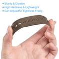 thumbnail image 3 of 20 Pairs Snapback Strap Cover, 7 Holes Plastic Adjustable Hat Snap Buckle Replacement (Brown), 3 of 6