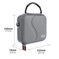 thumbnail image 2 of Portable Waterproof Carrying Case for DJI OM7 Pro/OM7 – Hard Shell Travel Storage Bag with Shockproof Foam and Shoulder Strap, 2 of 12