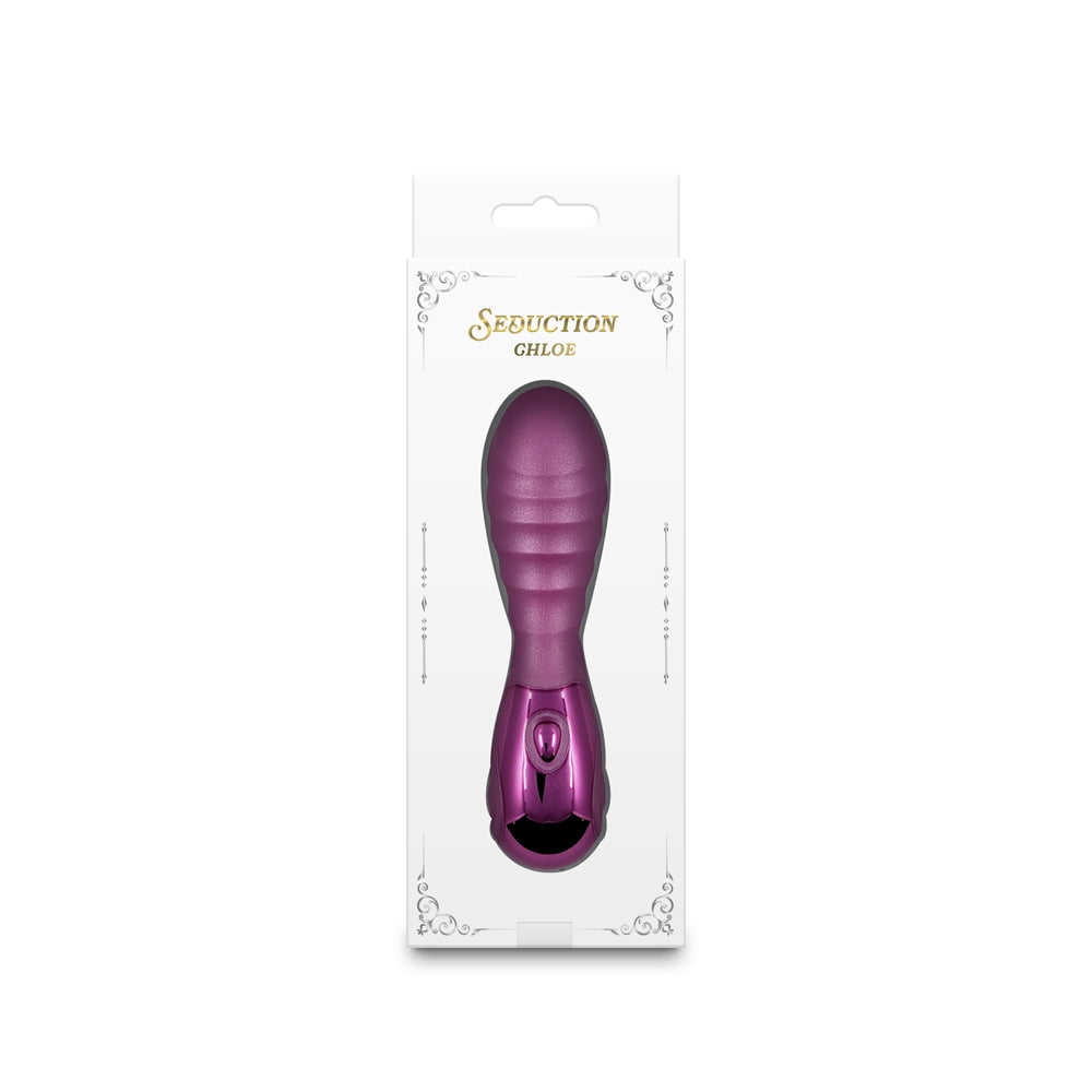 Seduction Chloe Personal Massage Wand, Metallic Pink