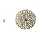 thumbnail image 1 of Escultura de tortuga marina,Estatua de calabaza de latón de 7 cm para escritorio,adorno Feng Shui,Escultura colgante de pared,Decoración de pared metálica para sala de estar,dormitorio y, 1 of 8