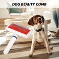 thumbnail image 1 of Peine para perros, removedor de pelo para gatos, pasador de acero inoxidable, cepillo de aseo, herramientas de belleza para mascotas, 1 of 3