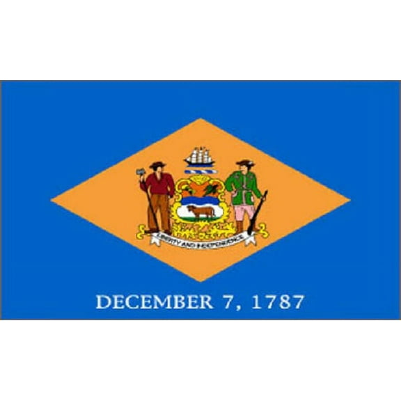 Delaware Flag DE State Banner Pennant 3x5 Foot Indoor Outdoor New