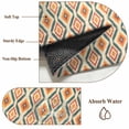 thumbnail image 6 of 6'x9' Area Rugs, Orange Teal Geometric Indoor Outdoor Area Rug for Living Room Bedroom, Southwest Ethnic Country Washable Bathroom Rugs Kitchen Floor Carpet Mats Home Decor Aesthetic, 6 of 8