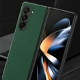 thumbnail image 4 of Designed for Samsung Galaxy Z Fold 6 Case, Slim Thin PU Leather Shockproof Protective Phone Case Cover, Samsung Galaxy Z Fold 6 5G Protective Case, Green, 4 of 10