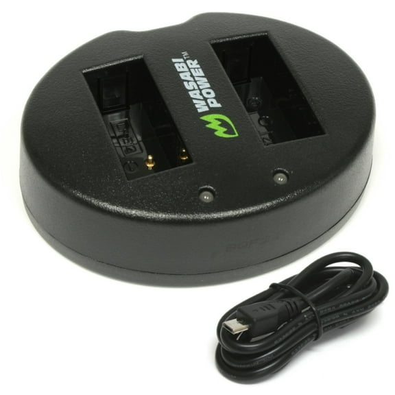 Wasabi Power Dual USB Battery Charger for Canon LP-E12