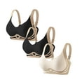 thumbnail image 2 of Bras For Women No Underwire Bra Wireless Comfortable Full Coverage Bralettes High Support Padded Sports Bras, 2 of 7
