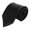 Black, variant on CTM Silk Solid Tie (Men)